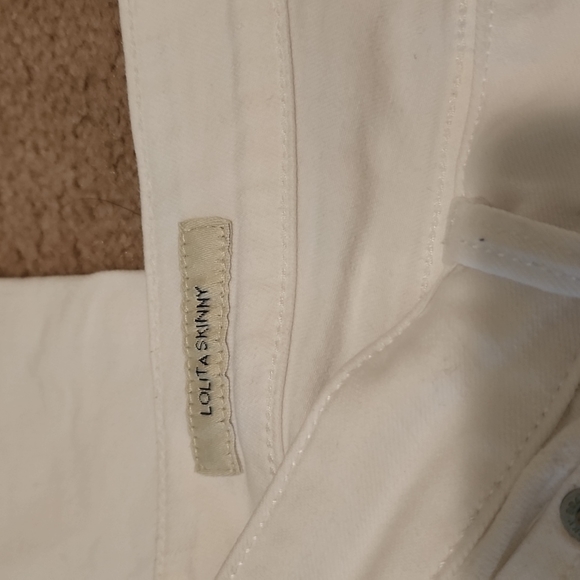 EUC - Lucky Brand white Jeans, size 10/30 - Picture 3 of 4